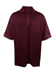 Tri-Mountain - Men's Big & Tall  Ultracool Mesh Pocketed Polo Golf Shirt