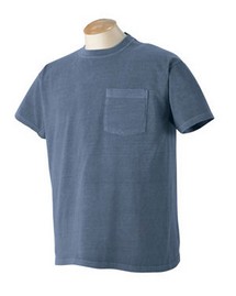 5.6 oz. Pigment-Dyed & Direct-Dyed Ringspun Pocket T-Shirt