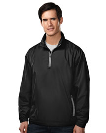 Men's 100% poly micro wind coat with mesh lining