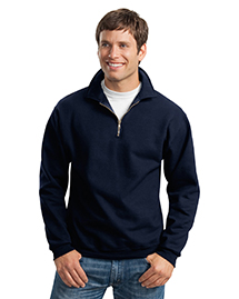 Jerzees Mens Super Sweats 1/4 Zip SweatShirt with Cadet Collar