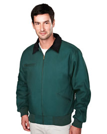 Tri-Mountain - Men's Big & Tall  Canvas Work Jacket With Removable Wool Liner