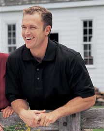 Tri-Mountain - Men's Big & Tall  Mercerized Jersey Polo Golf Shirt