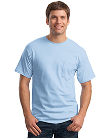Mens Tagless 100% ComfortSoft Cotton T Shirt with Pocket