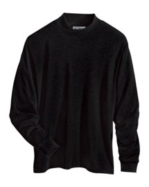 Tri-Mountain - Men's Big & Tall  60/40 Interlock Mock Turtleneck