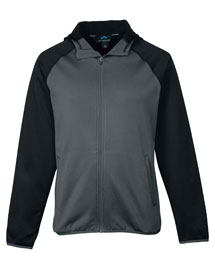 Men's 100%Poly Fleece long sleeve ULTRA COOL jacket with hood.