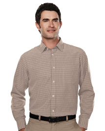 Men's 66% Modal 34% Polyester LS Woven Shirt