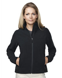 Womens 100% Polyester Knit Fleece Jacket.