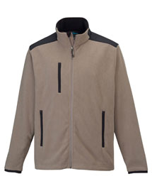 Men's 100% Polyester Knit Fleece Jacket.