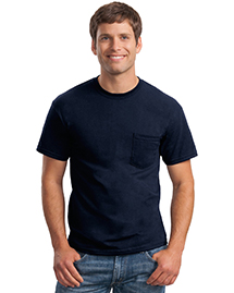 Mens Ultra Blend 50/50 Cotton/Poly Pocket T Shirt