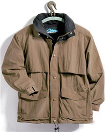 Tri-Mountain - Men's Big & Tall  Nylon Parka With Lightweight Fleece Lining