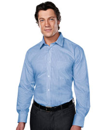 Men's 100% Cotton wrinkle free Yarn dye stripe woven Shirt,