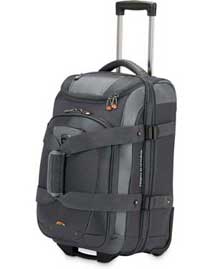 Carry-On Drop Bottom Wheeled Duffel Carbon Gray/Tunsten/Black