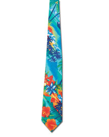 Blue Generation Mens Tropical Tie