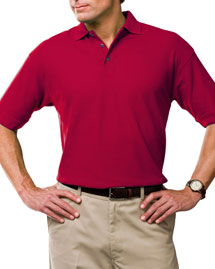 Blue Generation Mens Short Sleeve Pima Cotton Polos