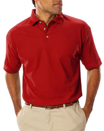 Mens Short Sleeve Teflon Treated Piques No Pocket