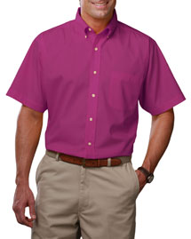 Blue Generation Mens Short Sleeve Easy Care Poplin