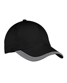 Mens Contrast Stripe Sandwich Bill Cap