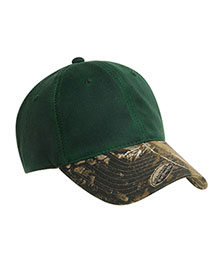 Pro Camouflage Series Cotton Waxed Cap With Camouflage Brim