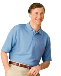 Chestnut Hill Mens Performance Plus Pique Polo