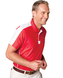 Chestnut Hill Mens Piped Technical Performance Polo