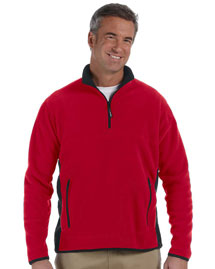 Mens Polartec® Colorblock Quarter-Zip Jacket