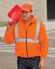  Value Fleece Full Zip Jacket with Reflective Taping