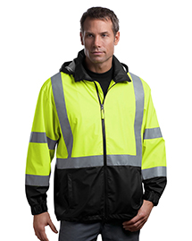 Mens ANSI Class 3 Safety Windbreaker