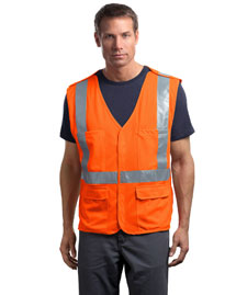 Mens ANSI Class 2 Breakaway Mesh Safety Vest