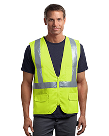Mens ANSI Class 2 Mesh Back Safety Vest