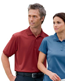 Mens Dri Fast Advantage Solid Mesh Polo