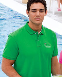  Men's Stretch Pique Polo Sport Shirt