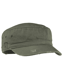 District Threads Mens Distressed Military Hat