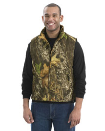 Port Authority - Men's Big & Tall Mossy Oak Padded Vest.