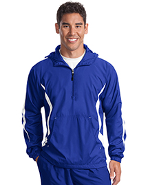 Sport-Tek Mens Colorblock Raglan Anorak