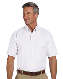 Mens Short Sleeve Oxford with Stain-Release