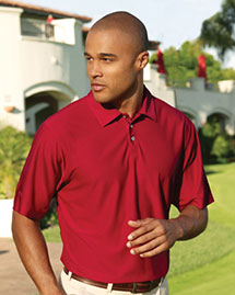  Men's Vertical Texture Polo Sport Shirt