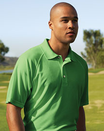  Men's Textured Polo Sport Shirt With Inset Side Panels