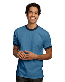 Port & Company Mens Ringer T Shirt