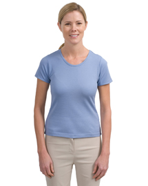 Ladies Silk Baby Pique Scoop.  RH12