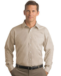 Red House - Men's Big & Tall Non-Iron Button-Down Stripe Dress Shirt