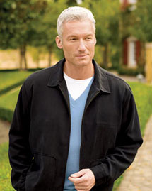  Men's 100% Silk/Twill Jacket