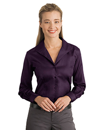  Ladies Herringbone Non-Iron Button-Down Shirt. RH48