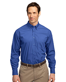 Port Authority Mens Long Sleeve Easy Care Soil Resistant Dress Shirt