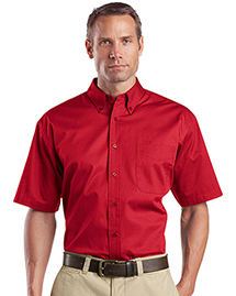 Mens Short Sleeve Super Pro Twill Shirt