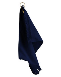Fringed Fingertip Towel with Grommet