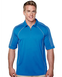 Mens 100% Polyester Knit Polo Shirts.