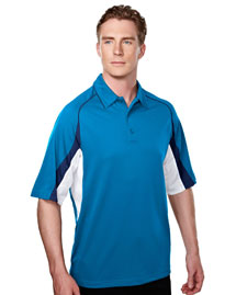 Mens 100% Polyester Knit Polo Shirts.