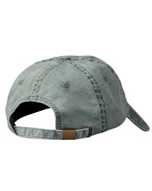 6-Panel Pigment-Dyed Twill Cap