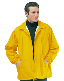 Mens Nylon Coachs Jacket with Flannel Lining