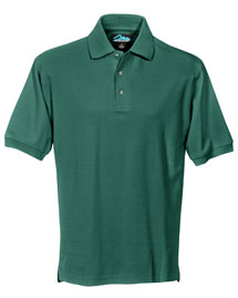 Tri-Mountain Mens Pique Polo Golf Shirt